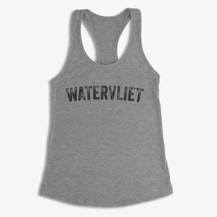 Watervliet New York Timeless Retro Women's Racerback Tank