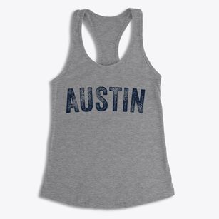 Austin Arkansas Timeless Retro Women's Racerback Tank