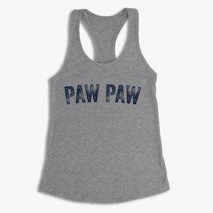 Paw Paw Michigan Timeless Retro Women's Racerback Tank