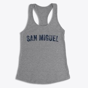San Miguel California Timeless Retro Women's Racerback Tank