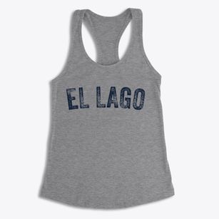 El Lago Texas Timeless Retro Women's Racerback Tank