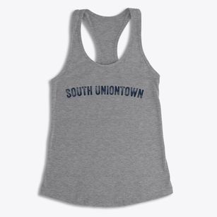 South Uniontown Pennsylvania Timeless Retro Women's Racerback Tank