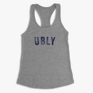 Ubly Michigan Timeless Retro Women's Racerback Tank