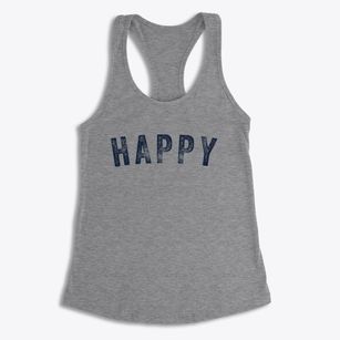 Happy Texas Timeless Retro Women's Racerback Tank