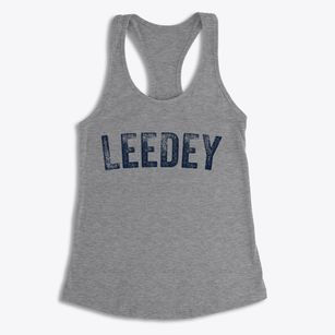 Leedey Oklahoma Timeless Retro Women's Racerback Tank