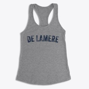De Lamere North Dakota Timeless Retro Women's Racerback Tank