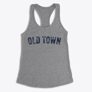 Old Town Maine Timeless Retro Women's Racerback Tank