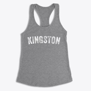 Kingston Rhode Island Timeless Retro Women's Racerback Tank
