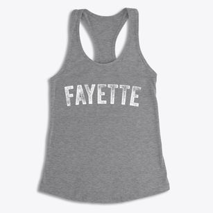 Fayette Ohio Timeless Retro Women's Racerback Tank