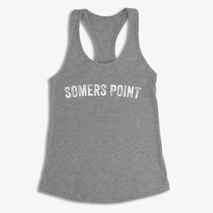 Somers Point New Jersey Timeless Retro Women's Racerback Tank