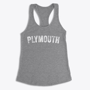 Plymouth Michigan Timeless Retro Women's Racerback Tank