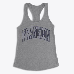 Franklin Pennsylvania Trendy Block Women's Racerback Tank