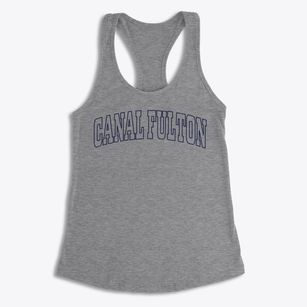 Canal Fulton Ohio Trendy Block Women's Racerback Tank