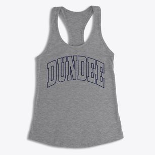 Dundee Michigan Trendy Block Women's Racerback Tank
