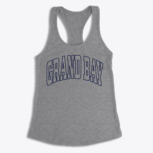 Grand Bay Alabama Trendy Block Women's Racerback Tank