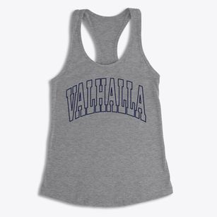 Valhalla New York Trendy Block Women's Racerback Tank
