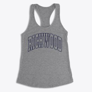 Richwood New Jersey Trendy Block Women's Racerback Tank