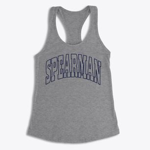 Spearman Texas Trendy Block Women's Racerback Tank