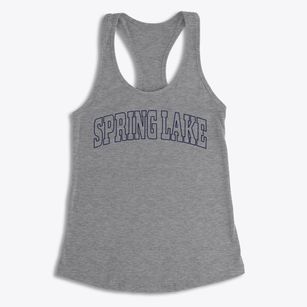Spring Lake New Jersey Trendy Block Women's Racerback Tank