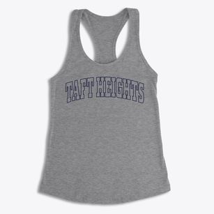 Taft Heights California Trendy Block Women's Racerback Tank