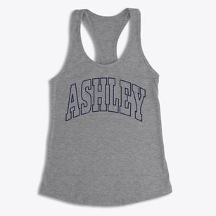 Ashley Pennsylvania Trendy Block Women's Racerback Tank