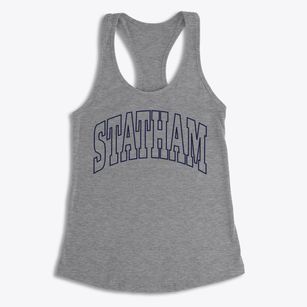 Statham Georgia Trendy Block Women's Racerback Tank