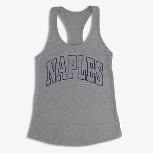 Naples New York Trendy Block Women's Racerback Tank