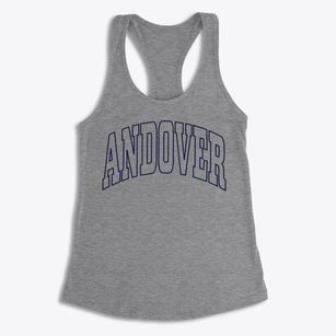 Andover New Hampshire Trendy Block Women's Racerback Tank