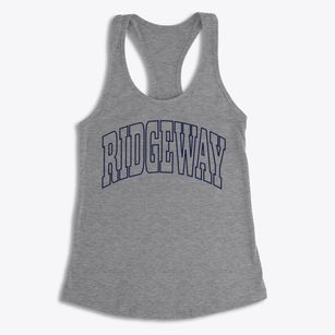 Ridgeway Alaska Trendy Block Women's Racerback Tank