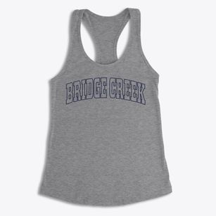 Bridge Creek Wisconsin Trendy Block Women's Racerback Tank