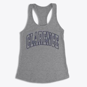 Clarence New York Trendy Block Women's Racerback Tank