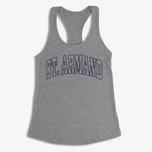 St. Armand New York Trendy Block Women's Racerback Tank