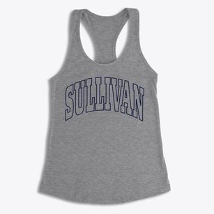 Sullivan Maine Trendy Block Women's Racerback Tank