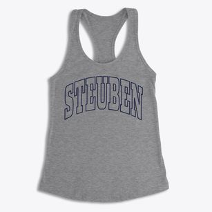 Steuben New York Trendy Block Women's Racerback Tank