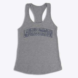 Laurys Station Pennsylvania Trendy Block Women's Racerback Tank