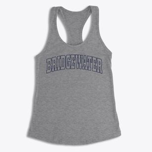 Bridgewater New Hampshire Trendy Block Women's Racerback Tank