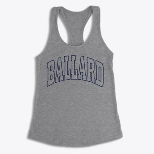 Ballard Utah Trendy Block Women's Racerback Tank