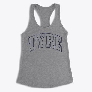 Tyre New York Trendy Block Women's Racerback Tank