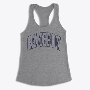 Cameron New York Trendy Block Women's Racerback Tank