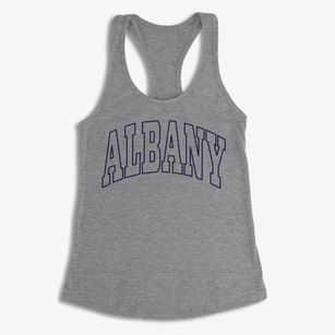Albany Vermont Trendy Block Women's Racerback Tank