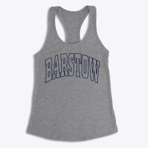 Barstow California Trendy Block Women's Racerback Tank