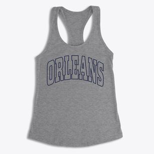Orleans Vermont Trendy Block Women's Racerback Tank