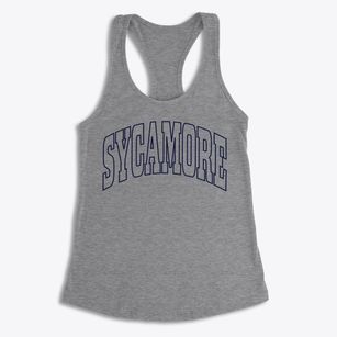 Sycamore Georgia Trendy Block Women's Racerback Tank