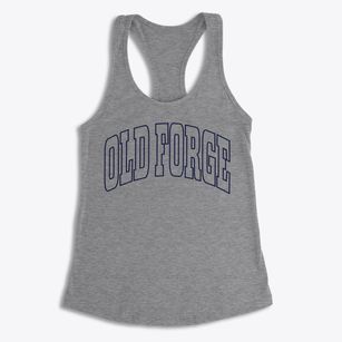 Old Forge New York Trendy Block Women's Racerback Tank