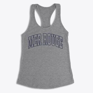 Mer Rouge Louisiana Trendy Block Women's Racerback Tank