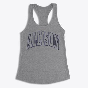 Allison Pennsylvania Trendy Block Women's Racerback Tank