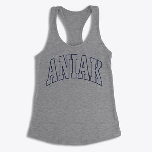 Aniak Alaska Trendy Block Women's Racerback Tank