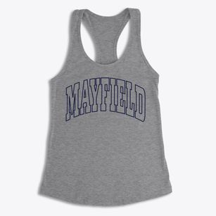 Mayfield Utah Trendy Block Women's Racerback Tank