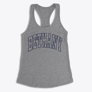 Bethany Oklahoma Trendy Block Women's Racerback Tank