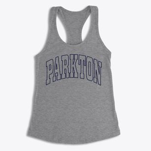 Parkton North Carolina Trendy Block Women's Racerback Tank